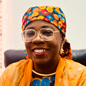 Headshot of Ladidi Bako-Aiyegbusi, director of nutrition at the Nigerian Ministry of Health and Social Welfare.